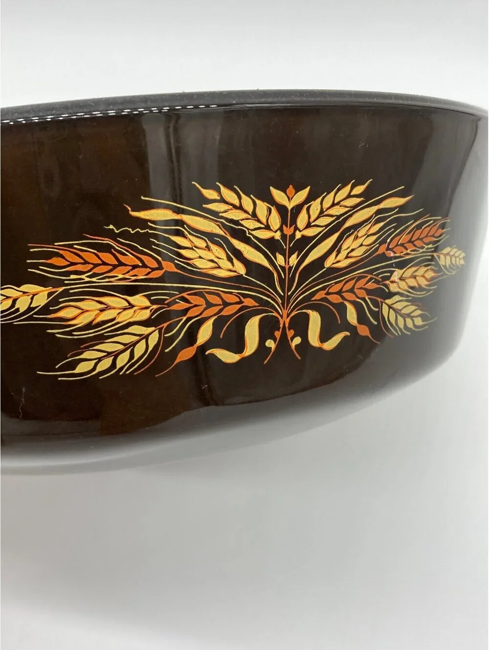 Vintage anchor fire king wheat dish